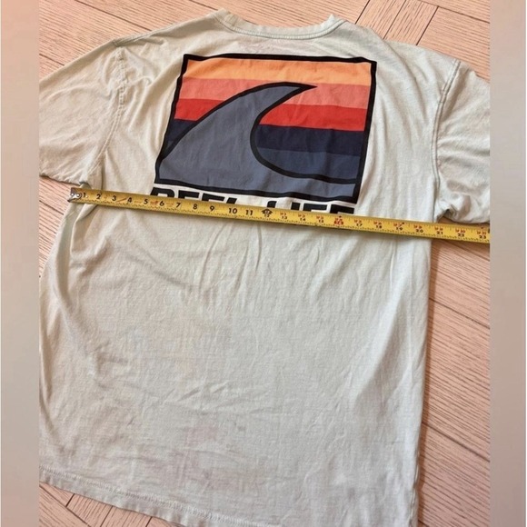 Reel Life Lt Green Cotton XL Short Sleeve T Shirt Outdoor Fishing Lightweight - Picture 7 of 8